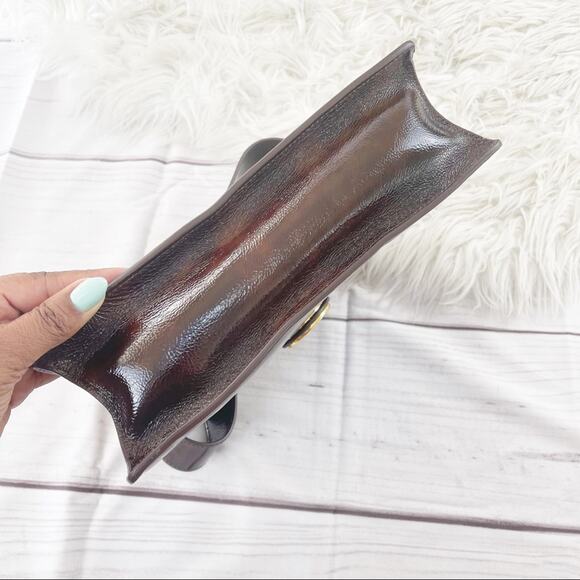 Elleme Cat Leather Bag‎ in Plum - Picture 7 of 8